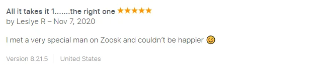 Apple-app-store-Zoosk-review
