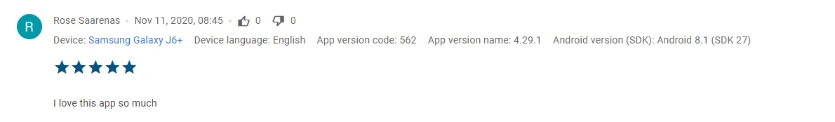Google-play-store-Zoosk-review