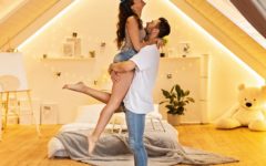 couple in bedroom speaking about what women want in sex