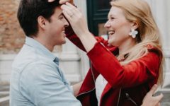couple laughing as the use new relationship advice to get closer