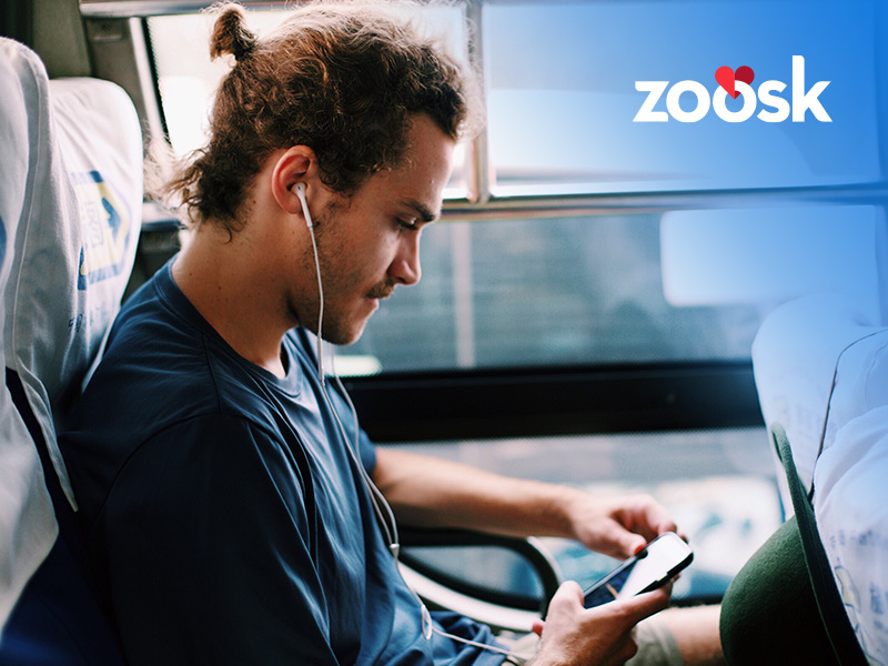 What do the buttons on Zoosk mean?