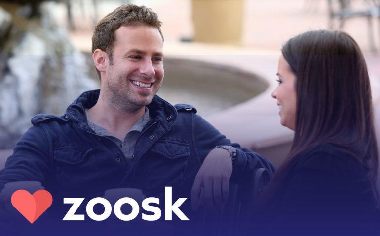 Couple on a first date while using Zoosk, Birmingham's best dating app