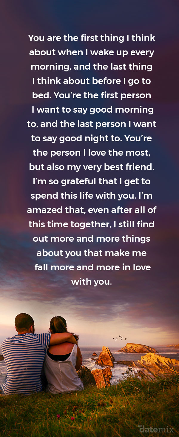 An inspiring passage about romance