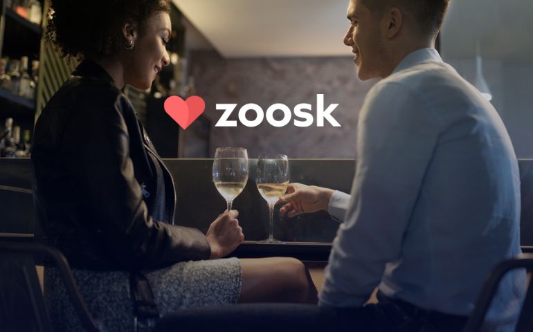 Maine Couple out on a date that met on a dating site.